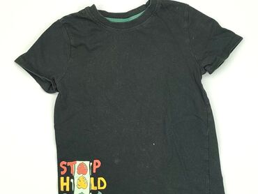 T-shirts: T-shirt, Little kids, 5-6 years, 110-116 cm, condition - Good