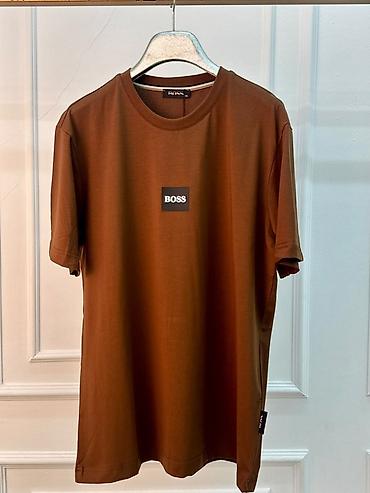 armani: Мужская футболка, M, 3XL, XL, Emporio Armani, Новый, цвет - Коричневый — 5