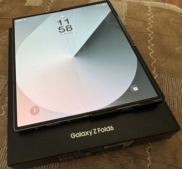 самсунг фолд 3: Samsung Galaxy Z Fold 6, Б/у, 256 ГБ, цвет - Черный, 2 SIM