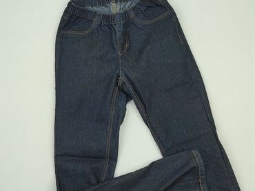 granatowa bluzki z koronką: Jeans, C&A, S (EU 36), condition - Very good