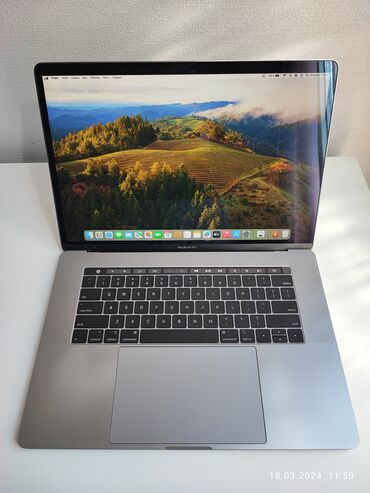 зарядка для macbook: Ноутбук, Apple, 16 ГБ ОЗУ, Intel Core i7, 15.4 ", Б/у, Для работы, учебы, память SSD