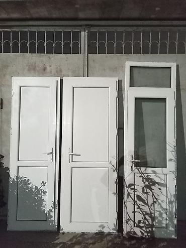 PVC (plastik) qapılar – 3 ədəd - Material: ağ rəngli PVC profil