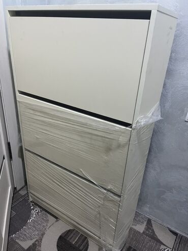 обувные шкафы: Тумба и подставка для обуви, Новый, Дерево, Самовывоз, цвет - Белый