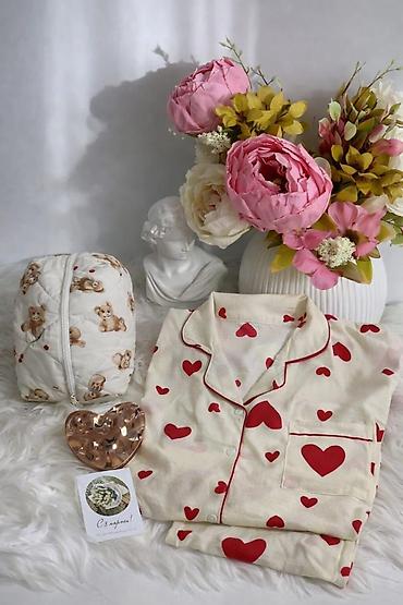 Бонбоньерки: Подарки на 8 - марта Скидка Пижама двойка + косметичка и зеркало — 4