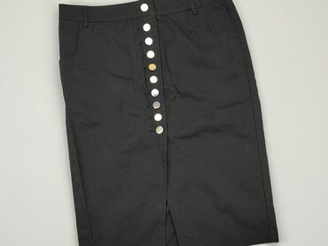czarne spódnice z guzikami: Spódnica, L, stan - Dobry