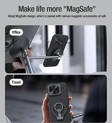 Maske i futrole za telefone: Maska Nillkin CamShield Prop Magnetic za iPhone 16 Pro Max 6.9 crna — 8