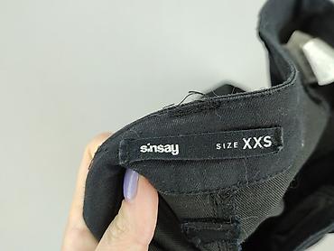 second hand clothes in bulk: Sinsay, Spodnie cargo damskie, rozmiar 2XS — 5