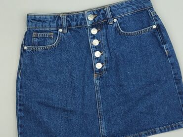 satynowe spódnice midi mango: Denim, Women`s skirt, size S (EU 36)