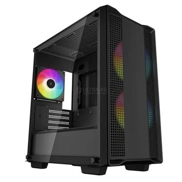 телефоны редми 10с: ПК корпусу, Жаңы, DeepCool, Micro-ATX, түсү - Кара