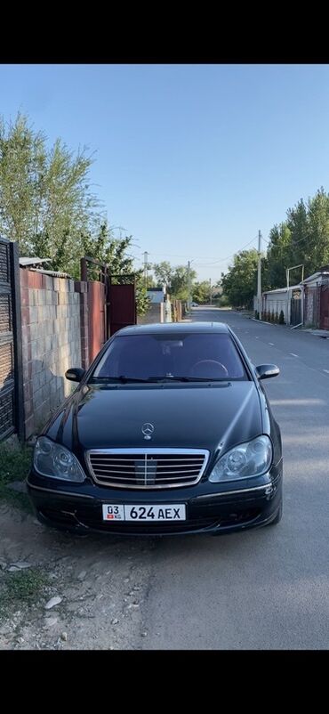 додж машина: Mercedes-Benz S-Class: 2002 г., 5 л, Автомат, Бензин, Седан