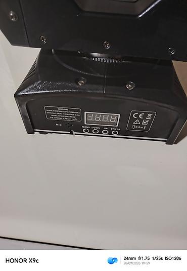 Projektorlar: EuroDJ hərəkətli başlı LED işıq proyektoru - Brend/model: EuroDJ — 4