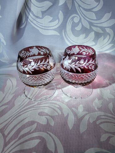 Čaše: Case nove kristal,rucni rad,Ebeling - Reuss. Case za dvoje za — 2