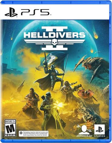 PS4 (Sony PlayStation 4): Оригинальный диск !!! Helldivers 2 выпущена для консолей PS5 в