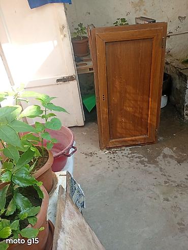 dolab skaf: Mebel qapıları dəsti – təbii ağac görünüşlü.Kombi üçün plastik . - — 1