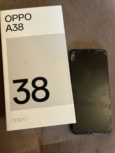 Oppo A38, 128 GB, rəng - Qara, Qırıq