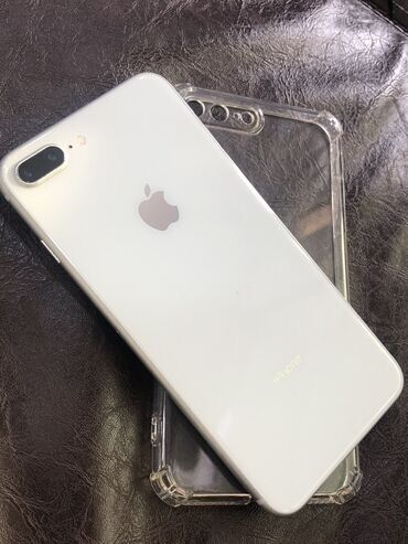 Apple iPhone: IPhone 8 Plus, Б/у, 64 ГБ, Белый, 74 %