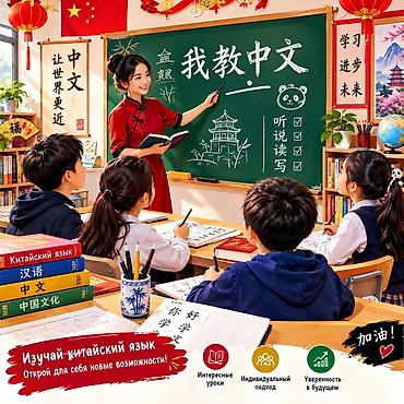 чат центр: Курсы китайского языка, Офлайн с выездом, Бесплатное пробное занятие — 1