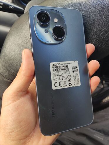 Tecno: Tecno Spark Go 2024, Б/у, 128 ГБ, цвет - Синий, 2 SIM — 5