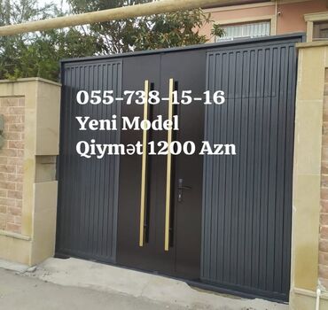 dəmir darvaza işlənmiş: Darvazalar, Həyət üçün, Yeni, Mexaniki, Ödənişli çatdırılma, Rayonlara çatdırılma, Ödənişli quraşdırma
