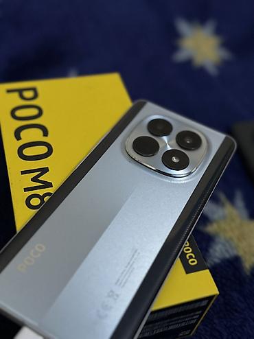 amazfit balance 2: Poco M8, Б/у, 256 ГБ, цвет - Серебристый, 2 SIM — 1