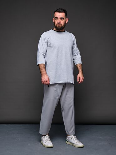 Мужская одежда: Футболка цвет - Серый