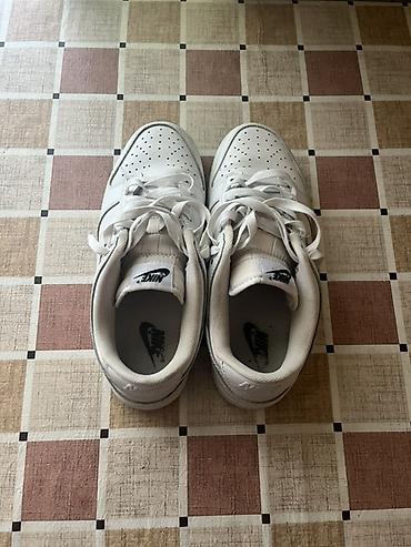 Kişi ayaqqabıları: Nike ağ rəngli idman ayaqqabısı – low-top model Size-43 - Rəng: tam — 3