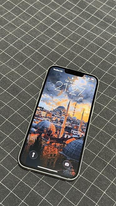 iphone cs max: IPhone 13, Б/у, 128 ГБ, White Titanium, Защитное стекло, Коробка, 100 % — 2