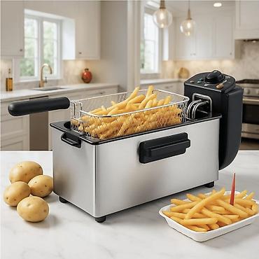 aeg pec: Električna friteza od nerđajućeg čelika - Snaga 2000 w i brza — 1