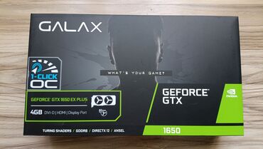 ddr4 3200: Видео карта, Жаңы, Galax, GeForce GTX, 4 ГБ, ПК үчүн
