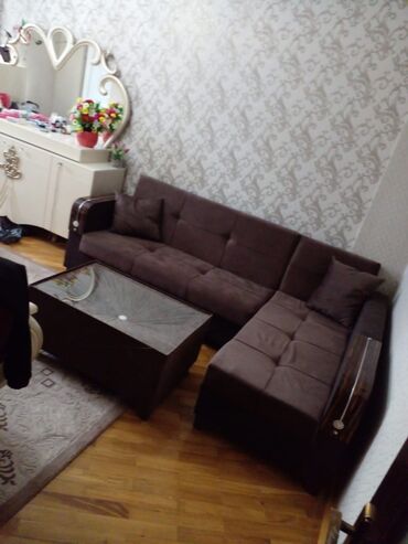 divan dəri: Угловой диван, Новый, Раскладной, С подъемным механизмом, Кожа, Бесплатная доставка в черте города
