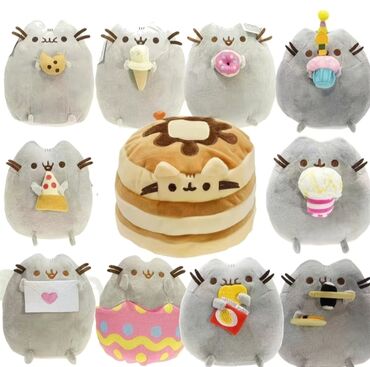 хелло кити: Мягкие игрушки Pusheen Foodie — коллекция плюшевых котиков с любимыми