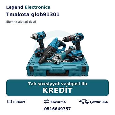 drel dəsti: Elan başlığı: Elektrik alətlər dəsti Tmakota glob91301 Elan mətni — 1