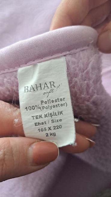 divan ustu ortuk: Yataq üçün İşlənmiş rəng - Bənövşəyi Yataq örtüyü — 4