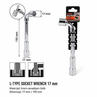 KMT L ključ sa glodanim vrhom 17 mm (SKU: 9363642) Opis: -