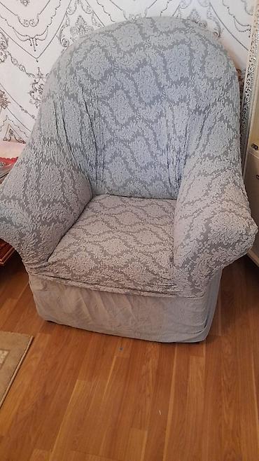 kuxna kunc divan: İşlənmiş, Klassik divan, Divan, 2 kreslo, Bazasız, Açılmayan — 7