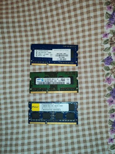 ddr4 8gb ram notebook: Tam işlək ramlar ayrı-ayrı və 3ü birlikdə satılır Samsung 2gb - 12