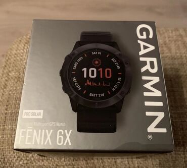 электрические часы: Garmin 6X solar новые в упаковке