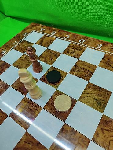 Игрушки: Шахматы нарды шашки деревянный набор 3 в 1♟️ Комплектация товара at lalafo.kg — 3 Игрушки: Шахматы нарды шашки деревянный набор 3 в 1♟️ Комплектация товара — 3