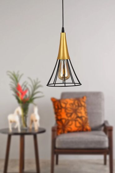 çilçıraq modelləri: Çılçıraq, 1 lampa, Metal