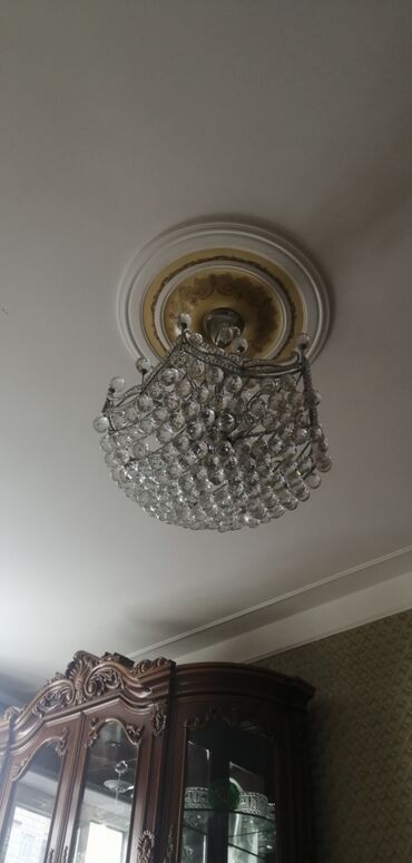 люстр бра светильников: Çılçıraq, 10 və daha çox lampa, Xrustal