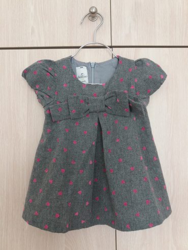Παιδικά Φορέματα: Kid's Dress xρώμα - γκρί