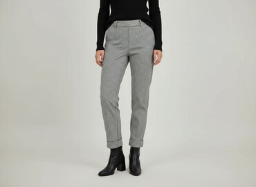primark szerokie spodnie: Topshop, Material trousers for women, size M