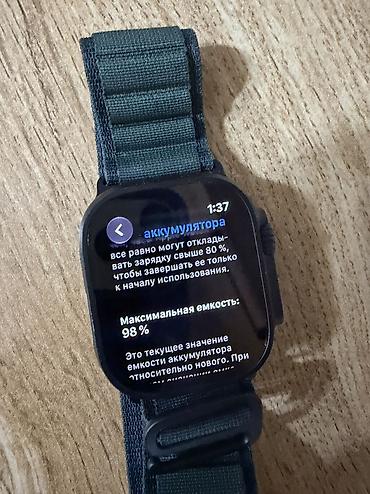 часы apple watch 7: Apple wacht 2 Black батарея 🪫 98% Брал новый Смарт-часы в корпусе — 3
