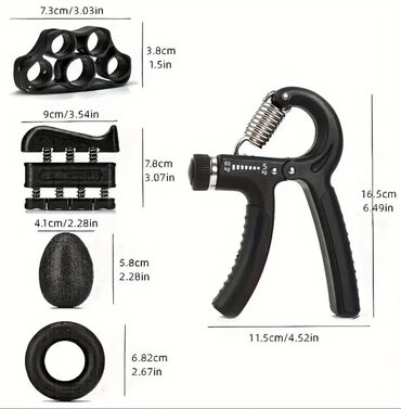 halqa: 5 ədəd. Qısa müddətdə tutma gücünü artırmağa kömək edən məşq alətləri