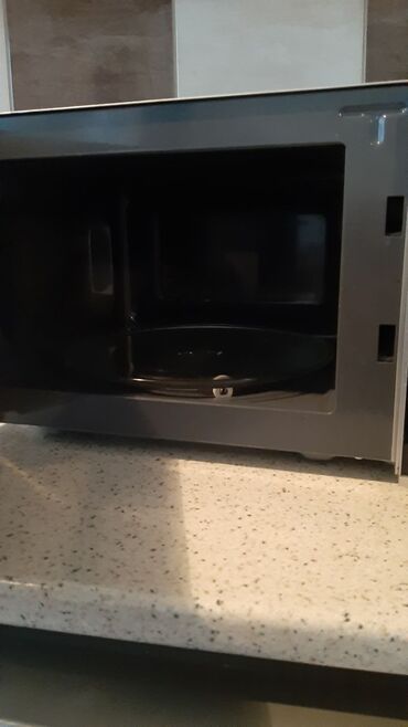 Plitələr və bişirmə panelləri: Mikrodalğalı soba Panasonic, Mikrodalğalar ilə, rəng - Boz, İşlənmiş