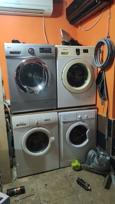gəncə ikinci el: Paltaryuyan maşın LG, 7 kq, İşlənmiş, Avtomat, Ünvandan götürmə