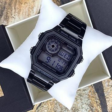 iphone whatch: Цифровые наручные часы SKMEI Dual Time - Корпус: прямоугольный — 4