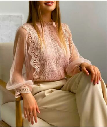 прозрачное женское нижнее белье: Блузка, Гипюр at lalafo.kg прозрачное женское нижнее белье: Блузка, Гипюр