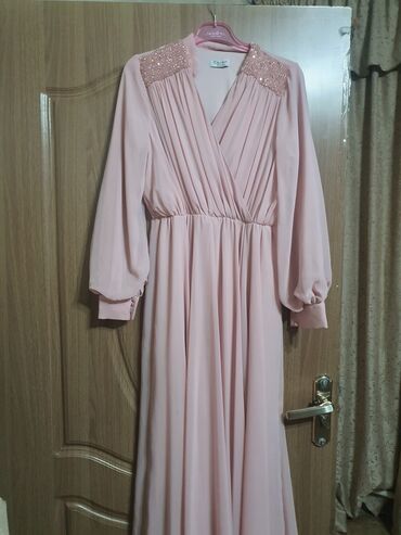 дизайнеры свадебных платьев: Повседневное платье, Турция, Осень-весна, Длинная модель, Шифон, Турецкое, M