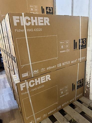 ремонт тв бокса: FICHER SMART TELEVİZORLAR Ölçülər: - 32" (81 sm). 220 - 43" (109 sm) — 3